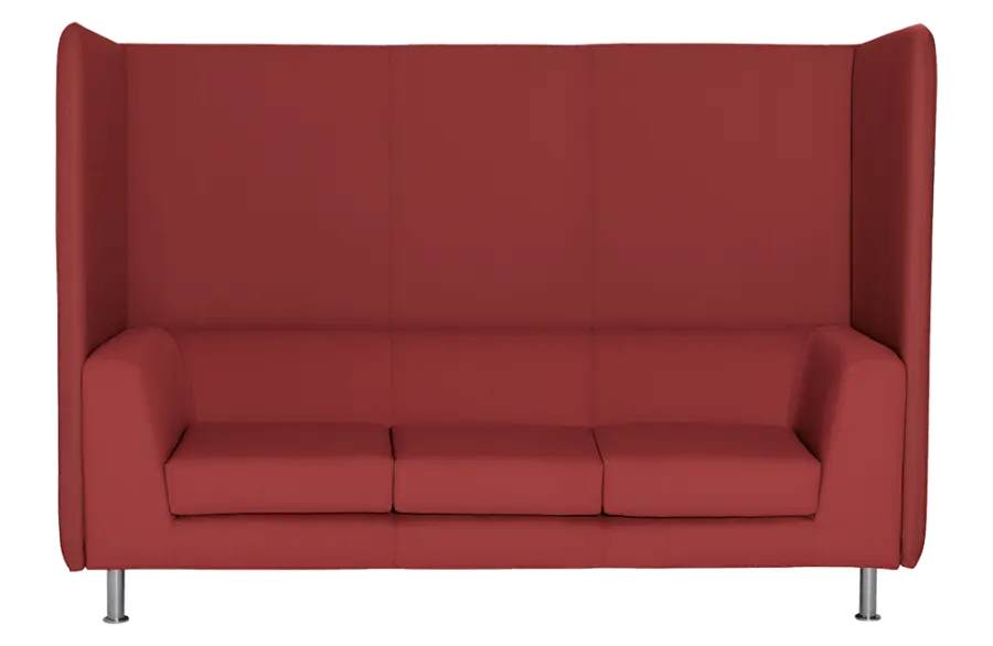 ND 103 AKU trojkřeslo čalouněné, koženka BLOOM B 039 vínová